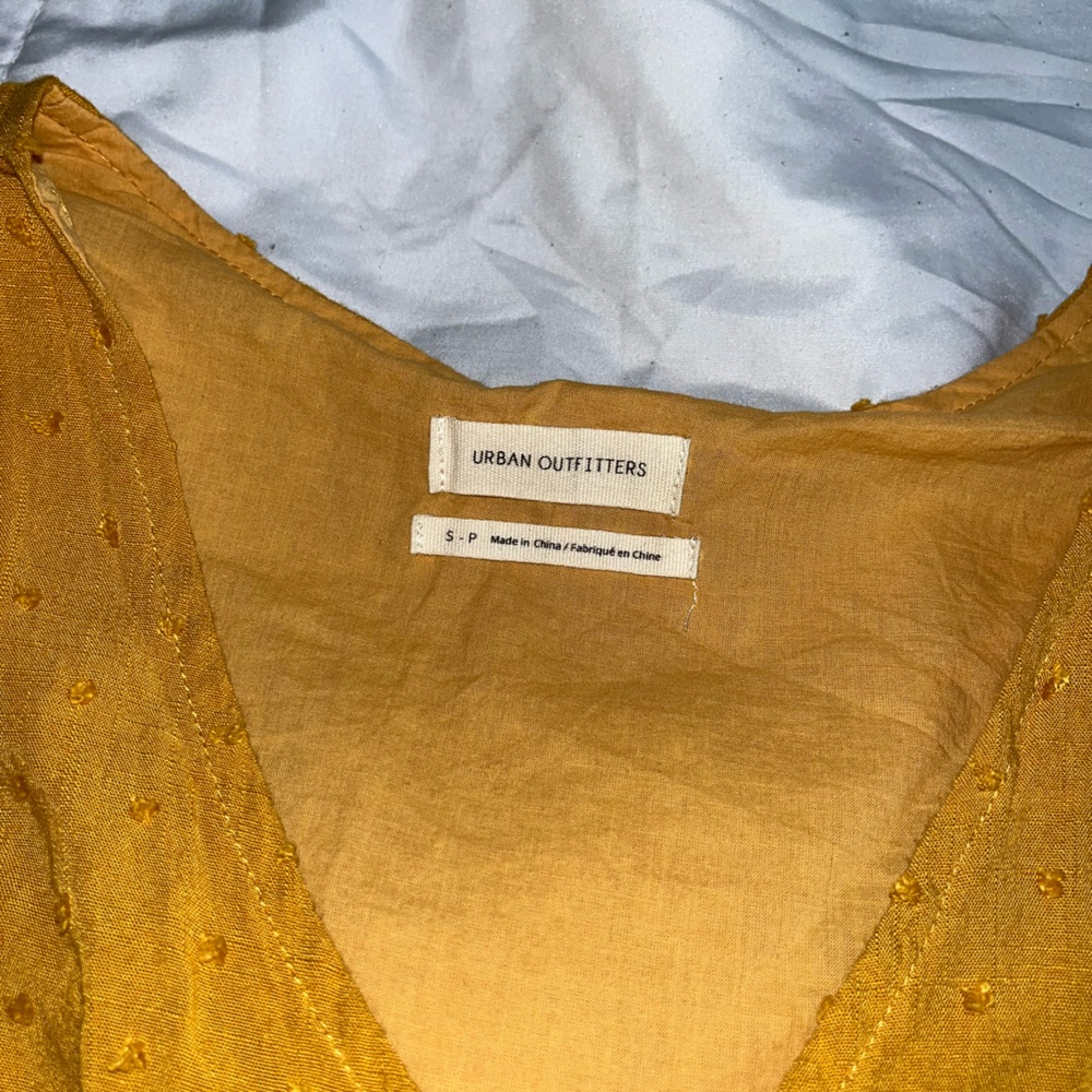 Urban Outfitters Mustard Yellow Textured dress - Picture 2 of 3